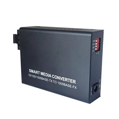 China FTTH ND-920SSW-20 Mandaloy 10m tasmission distance 250meters SMART GIGABIT MEDIA CONVERTER for sale