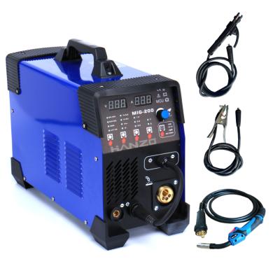 China Building material stores Digital MIG 200 gasless welding machine, welding soldadora welder wholesale, other arc welders for sale