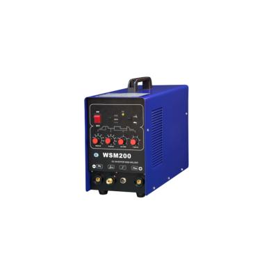 China Building Material Shops Dual 220V HF Arc TIG DC AC Welding Machine MOSFET WSM-200 Micro TIG Welding Machines for sale