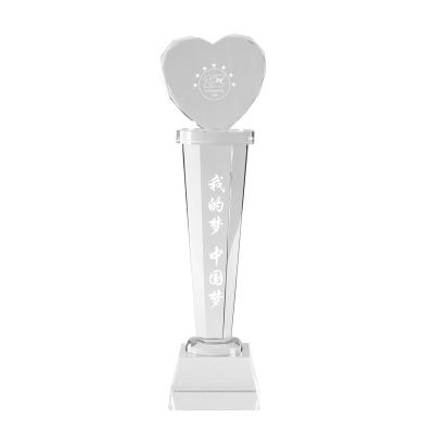 China Global Business Gift Souvenir Letter-Customized Different Kinds Of K9 Crystal Trophy for sale