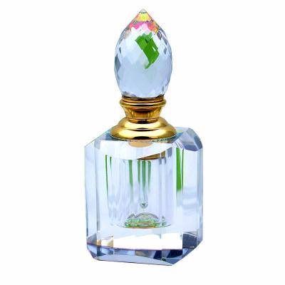 China Global Portable Irregular Elegant Essential Oil Crystal Perfume Bottle for sale