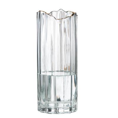 China Global Customized Colorful Modern Transparent Versatile Flower Arranging Glass Crystal Vase for sale