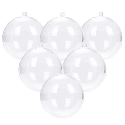 China Transparent Christmas Ornament Christmas Ornament 4cm-20cm Candy Jar Christmas Ball for sale