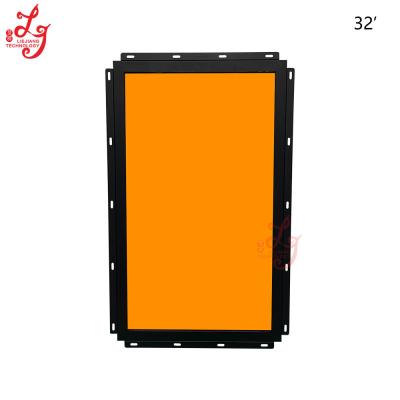 China LieJiang 32 Inch IR Touch Screen Led Panel Screen Gaming Monitors Vertical Screen Skill Game Machine for sale