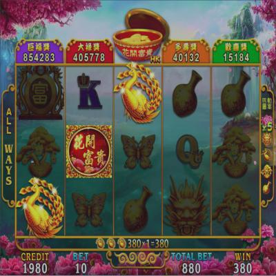 China HUA KAI FU GUI Single Screen 19 Inch Metal Cabinet Video Skilled Metal Box Cabinet For Casino Game Room For Sale for sale