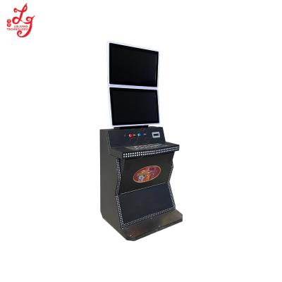 China Los monitores duales el juego video de la ranura del gabinete del juego de la pantalla táctil del casino de la caja del metal de 23,6 pulgadas trabajan a máquina en venta en venta