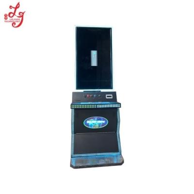 China LieJiang Most Popular 43 Inch Touch Screen Metal Skill Game Cabinet Link Game Vertical Machine Game Cabinet for sale