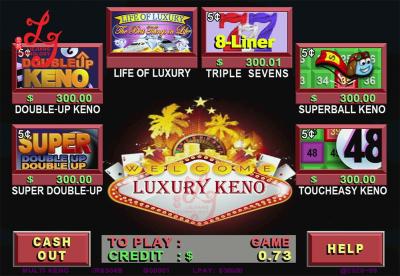 Chine USA Luxury Keno Slots La vie du luxe Les cartes de circuits imprimés TOUCHEASY Keno À vendre à vendre