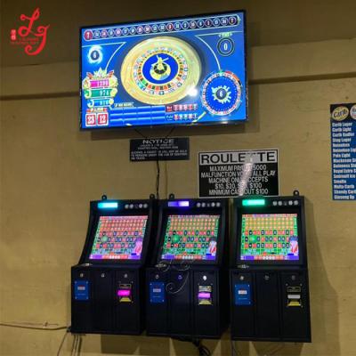 China Wall Roulette Mega Jackpot Gambling Casino Slot Game Machine For 3 Players for sale