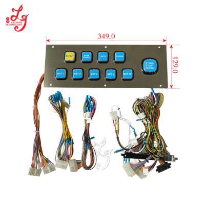 China Buttons Panel Fire Link Dragon Iink Full Kit Wiring Harness Cable Cheery Master Kits for sale