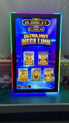 China 43 Inch Infrared 3M RS232 Slot Gaming Machine Touch Screen With LED Lights Monitor for sale