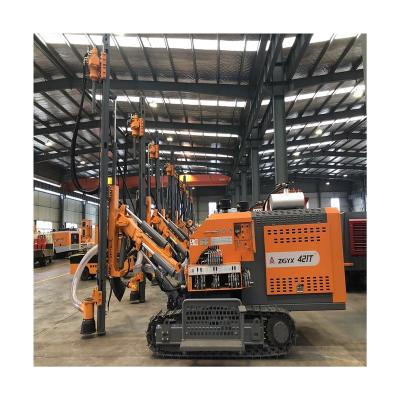 China Construction worksÂ   JL-421T The Self-developed Two-stage Dust Collection System Rock Machine Dth Dry Drill Rig for sale