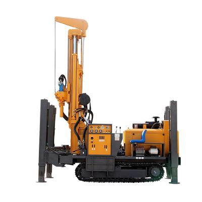 China Construction worksÂ   Double Motor Hydraulic Power Oil Pump Rail Mounted Machine JL300 Water Well Drilling Rig for sale