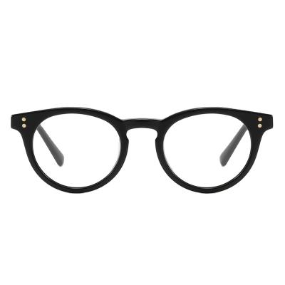 China For Prescription Glasses Customized Eyeglasses Frames Optical Glasses Round Acetate Optical Frame Te koop