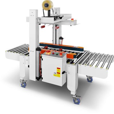 China Automatic Food Packaging Machine Strip Case Sealer Carton Sealing Machine FM-FX500QZ for sale