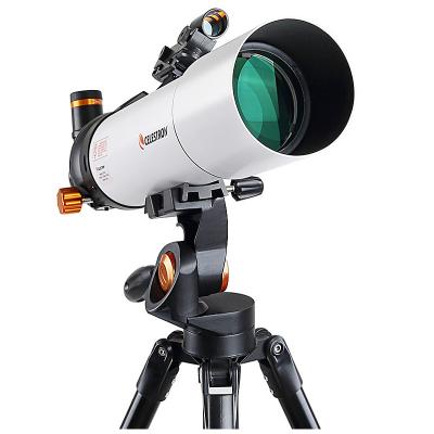 China Aluminum Alloy Astronomical Telescope Refractor Scope 80mm Focal Length 500mm Aperture 80mm Sky Observer Star Sight Libra 805AZ Children Telescope for sale