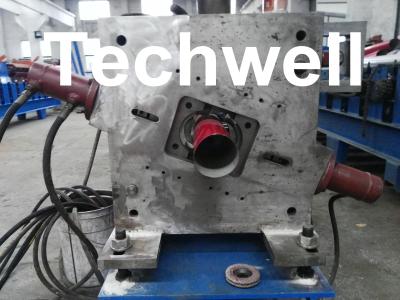 China Runde Downspout-Maschine mit der hydraulischen Ausschnitt-/Downspout-Rolle, die Maschine bildet zu verkaufen