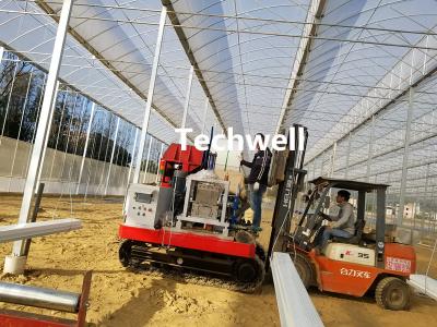 Cina Caterpillar ha montato la macchina portatile della grondaia per il sistema crescente della pianta in vendita