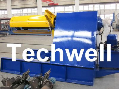 China Gewohnheit 5 - 20 Tonne Maschine hydraulisches Decoiler kurvend mit dem pneumatischen feuchten drückenden Arm zu verkaufen