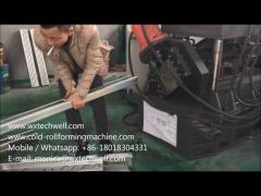 1.5-2.0mm Perforated C Purlin Roll Forming Machine