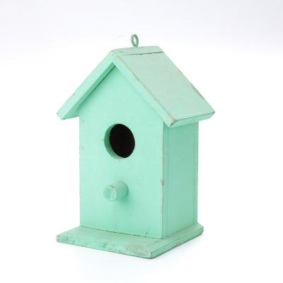 China Wholesale Customized HAPPINESS GUARANTEED viable durable structure WATERPROOF design hanging outdoor wooden bird house for sale