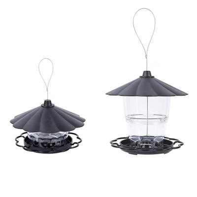 China Newly Designed Automatic Outdoor Hanging Bird Retractable Bird Feeder Transparent Feeders for sale