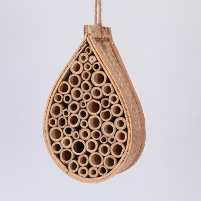 China Wholesale Ideal Viable Gardens Yards Outdoor Decorative Honey Bee Insect Pollinator Habitat Bamboo Native House for sale