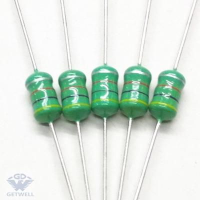 China Inductor Factory Supply 0.22uH/2.2uH/22uH/220uH Leaded Axial Leaded Inductor Color Coded Coated Inductors for sale