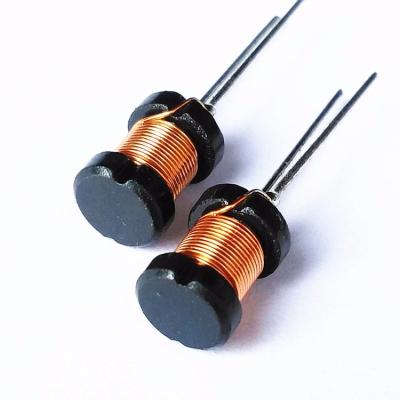 China High Current 220uH PCB Lead Inductors Power Ferrite Radial Inductor Shims for sale