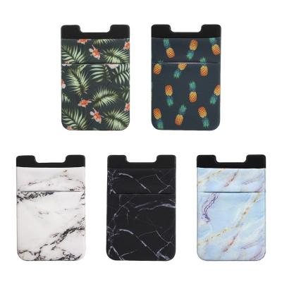 China Adhesive Sticker Phone Back Cover Stretch Card Holder Filter Mount Pocket For Mobile Phone For Women Men G04-1 G04-1 for sale