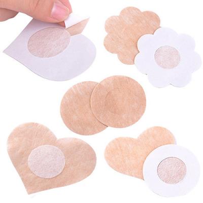 China Gently Gently 2020 New Fashion 5 Pairs Women's Breast Lift Invisible Tape Stick On Bra Sticker Nipple Covers Dress for sale