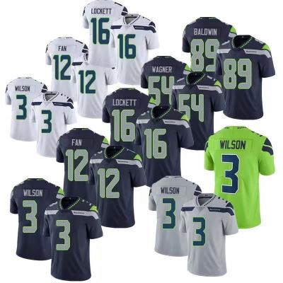 China SPORT New Jersey Haiying Olive Team Seahawks 3 Russell 12 Fan Uniform for sale