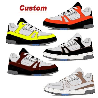 China Basketball Shoes Sports OEM ODM Manufacturers Original Customized Logo Genuine Leather Sb Low Sneakers Design Casual Men's Casual Shoes for sale