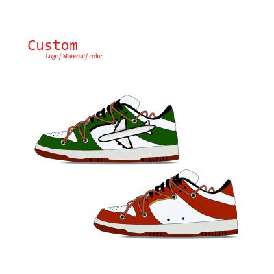 China Basketball Shoes Custom Sports Vintage Logo Designer Luxury Tennis Factory White Leather Basketball Sport Calfskin Sneaker Shoes For Own Own Men for sale