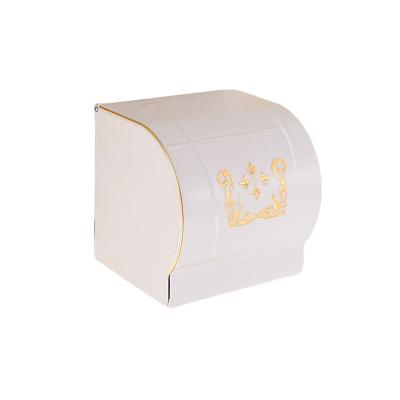 China EUROPEAN European antique ivory white simple mobile phone carton roll paper holder for sale