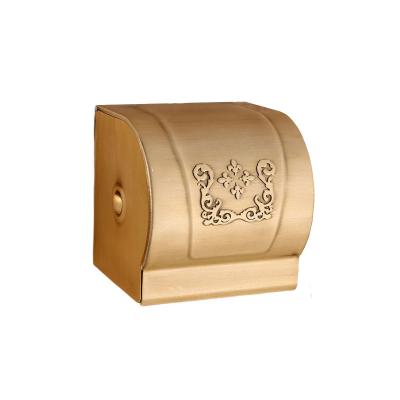 China European style antique color plain roll paper holder rectangle mobile phone paper box for sale