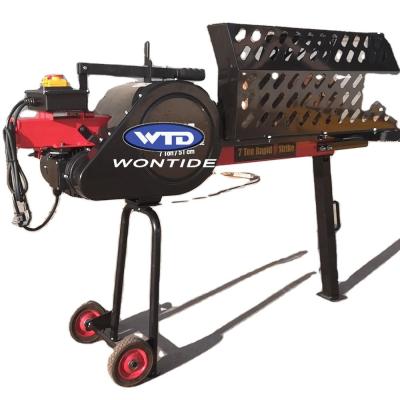 China Use at home the 7 Ton Rapid Strike Kinetic Log Electric Log Splitter for sale