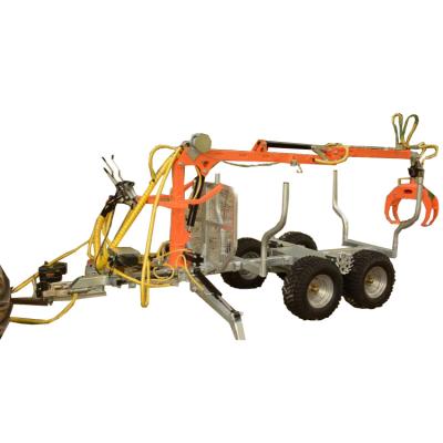 China Machinery Repair Shops CE Certification New Log 450 Hydraulic Log Trailer Log Grapple Crane ATV for sale