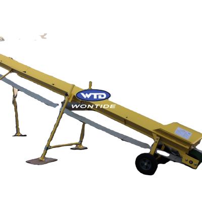 China Home Use Wontide 5Meter Electric Wood Conveyor Log Conveyor for sale