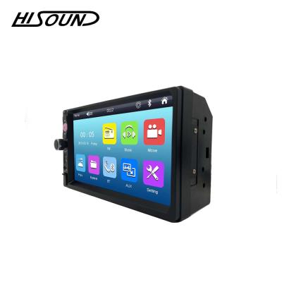 China 2Din 7inch Car Radio Touch Screen Car Stereo With BT Mirror Link Multimedia Music Player for sale