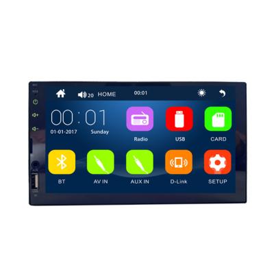 China 2 Din 7 Inch Display Screen Car Video Stereo Radio Stereo With Mirror-link BT Music ISO 90001 Car Screens for sale