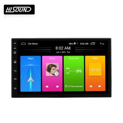 China 7inch 4 Cores Android Car Radio Car Gps Stereo Navigator Dual Video Multimedia Player Automotive Radio Din for sale