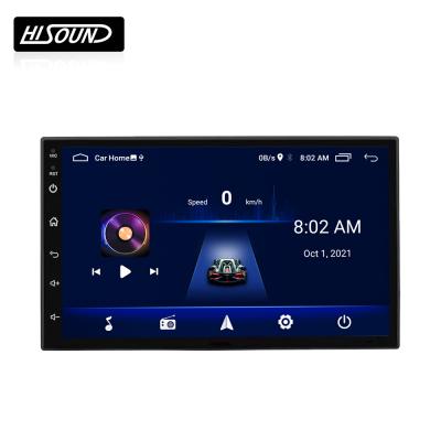 China Universal GPS Touch Screen Car Radio 2 Din Android 10 Car Mirror Android Car Stereo Gps With BT WIFI for sale