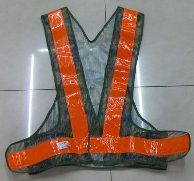 China Anti-heat Camouflage/PVC Camouflage Safety Vest Mesh /net Security Response Vest for sale