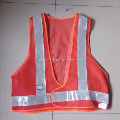 China free size net type safety reflective vest/safety orange jacket in different models for sale