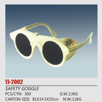 China industrial construction gogle / safety goggles / round pvc welding glasses YJ-2002 YJ-2002 for sale