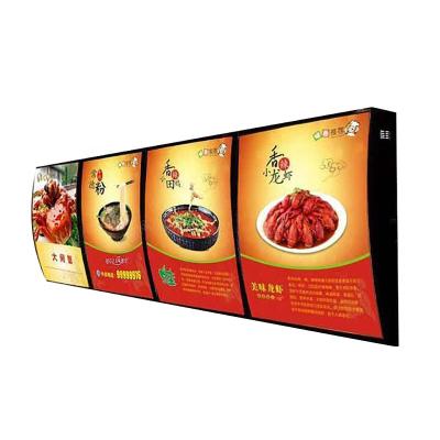 China Restaurant fast food light box led sign display board restaurant menu board advertising light box for sale