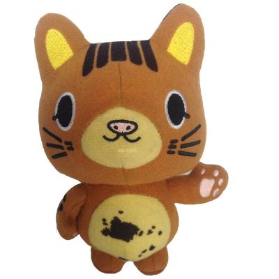 China New Yellow Cat Plush Toys Pendant Cute Stuffed Animal Dolls Series Customized According To Drawings And Samples for sale