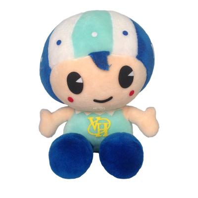 China Plush Manufacturers Sell Plush Toys Directly Cool Plush Stuffed Big Head Dolls Company Small Mascot Customized Logo for sale