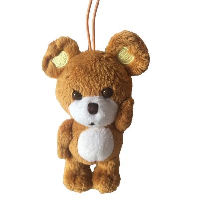 China Rilakkuma Teddy Bear Small Pendant Keychain Stuffed Animal Cartoon Plush Toy OEM Custom Stuffed Toy Doll for sale